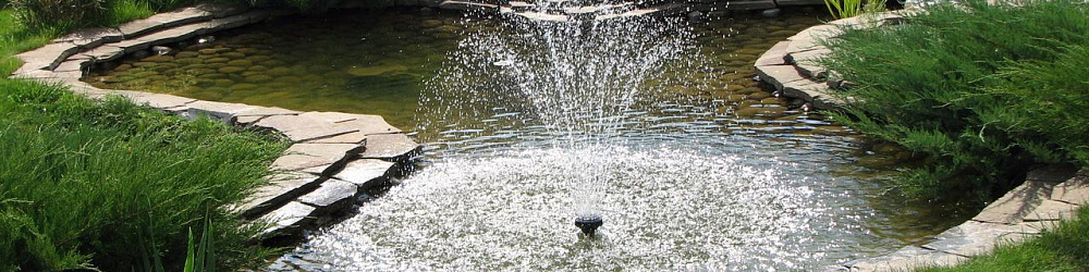 Водоёмы, декоративные пруды, фонтаны
